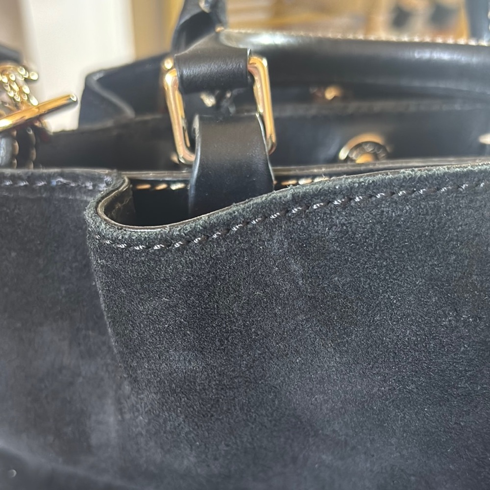 Dooney & Bourke Black Satchel with Structured Design - Picture 7 of 14